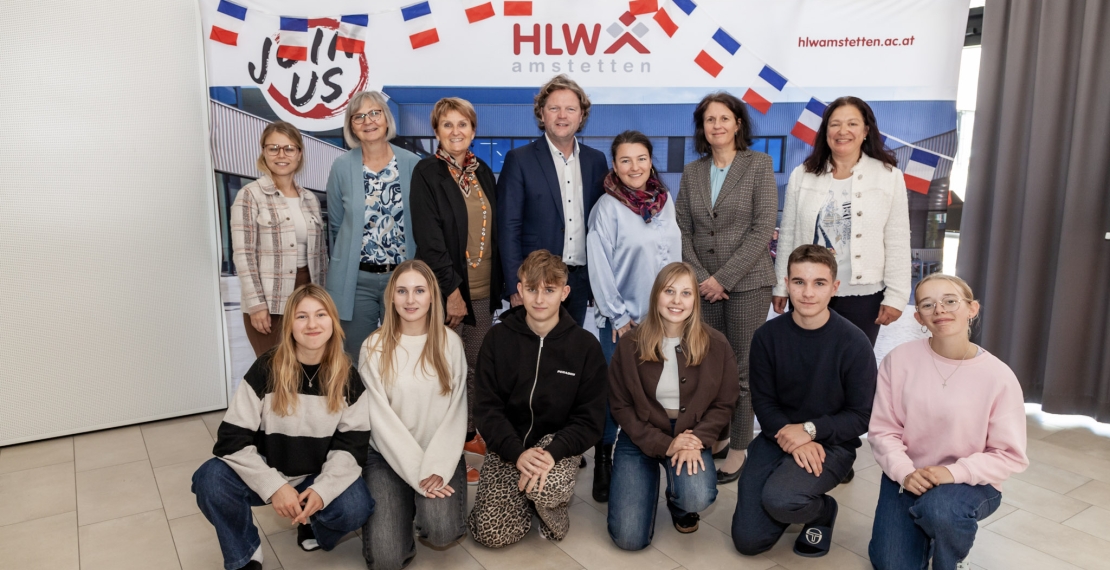 Französische Gäste an der HLW Amstetten