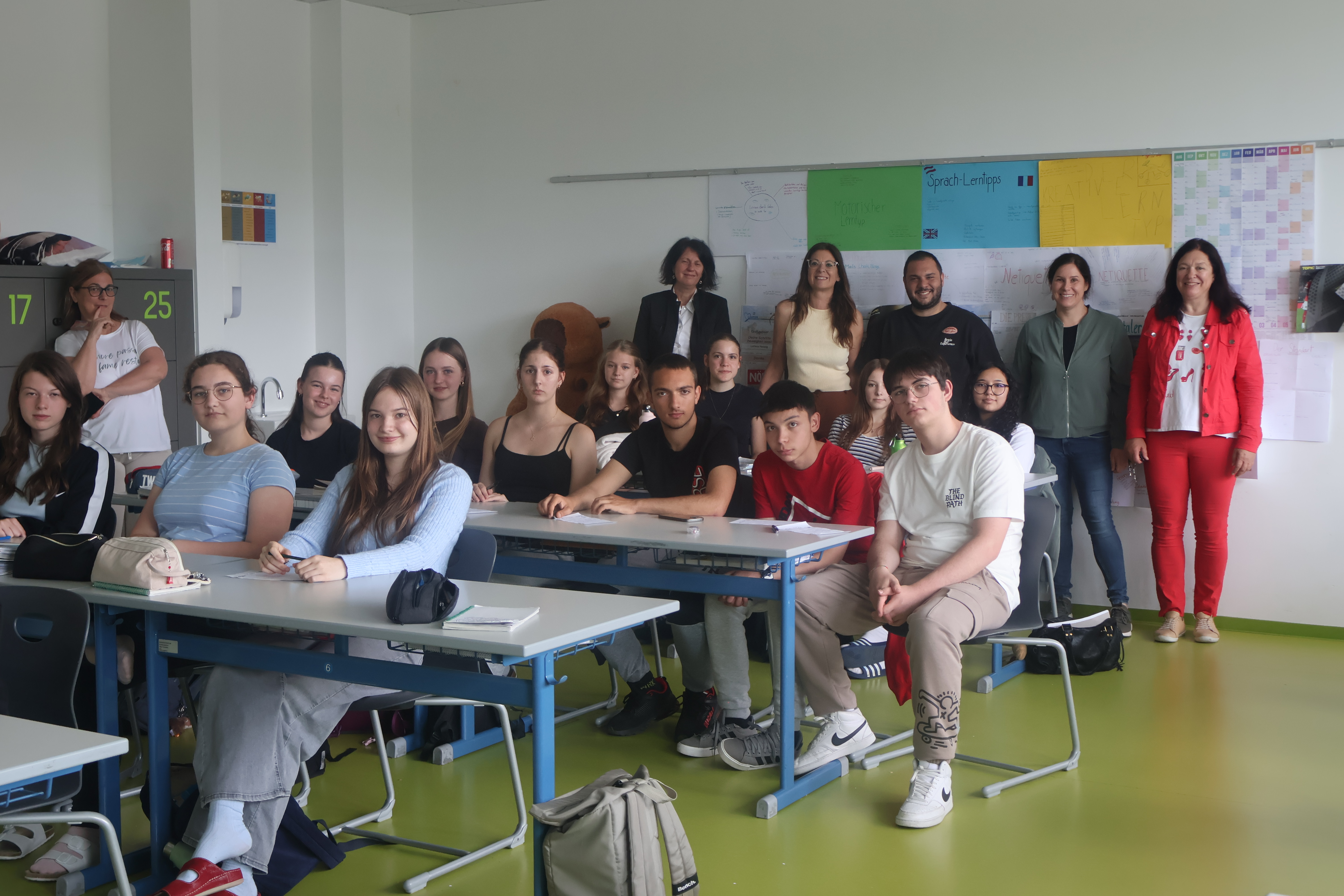 Italienische Gäste an der HLW Amstetten
